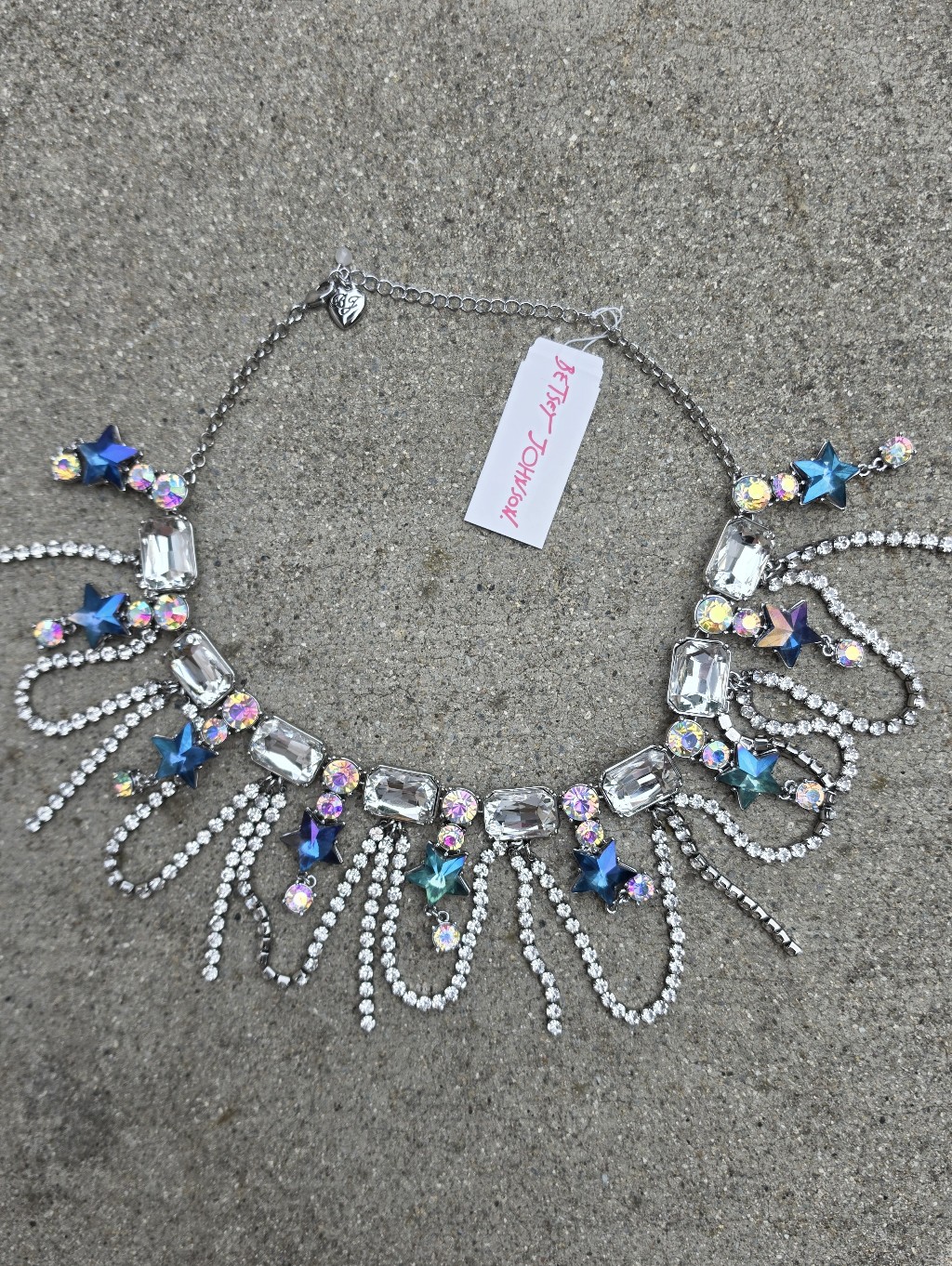 Betsey Johnson Starburst Statement Necklace Nwt
